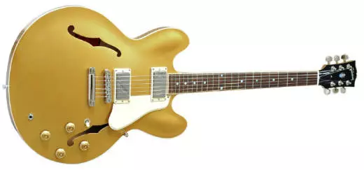 ES-335 Plain Top  Semi Hollow Electric - Dot Inlay - Gold Finish